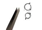Kit Rail Magnétique en Saillie + Kit de Suspension (1 m)