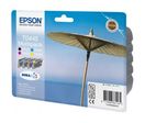 EPSON T0445 Lot 4 Cartouches encre Noir et couleur