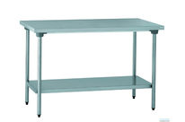 Tables inox avec étagères