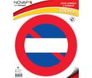 Défense de stationner + zone neutre - Adhésif Ø300mm - 4037172