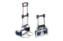 Chariot alu repliable - Capacité 125 kg - Plateforme 220 x 480 mm