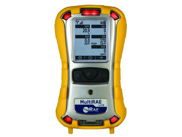Détecteur 6 gaz Lite PID/ LIE/ O2/ CO/ H2S/ NH3 | MultiRAE Lite 