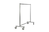 Kongamek - Chariot Penderie Portant Gris - Charge 150 kg - L1700xP600xH1690mm - Acier Robuste