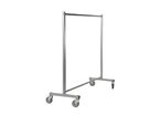 Kongamek - Chariot Penderie Portant Gris - Charge 150 kg - L1700xP600xH1690mm - Acier Robuste