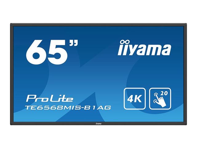 Iiyama ProLite TE6568MIS-B1AG 65" écran tactile 4K - communication interactive