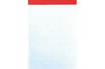 Bloc-bureau sans couverture 14,8x21cm petits carreaux 100 feuilles 60g
