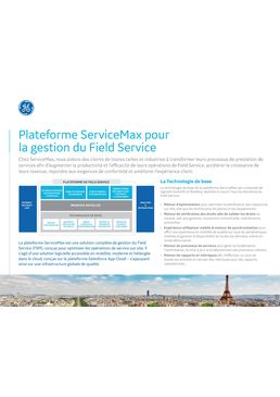 Plateforme ServiceMax pour la gestion du Field Service