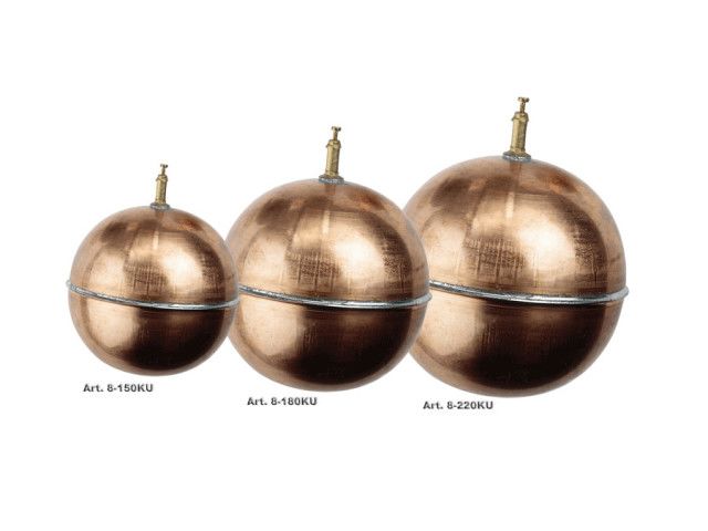 Boules flotteurs en cuivre
