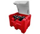 Réservoir Diesel Rouge Fioul PE 600L avec pompe 230V MW Tools TDC600230