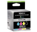 LEXMARK 14N1921E 2 Cartouches encre Couleur
