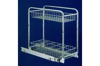 Panier à coulisses Bouteilles + 1 niveau de rangement