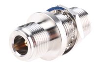 N Series Bulkhead Jack Adapter, 50 Ohm