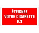 Panneau Eteignez votre cigarette ici - Rigide 960x480mm - 4000299