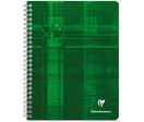 Cahier spirale Clairefontaine 17x22 cm petits carreaux  100 pages 90 g