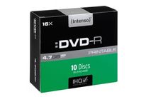 Paquet 10 dvd-r print 4,7go16x inte