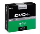 Paquet 10 dvd-r print 4,7go16x inte