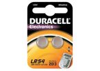 Piles BOUTON LR54 Alcaline  DURACEL boite de  2