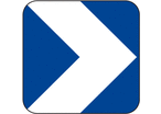 Balise de virage 1 chevron J4