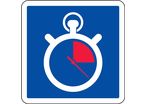 Panneau de signalisation arrêt minute