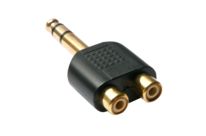 Adaptateur audio 2xRCA vers Jack 6,3mm