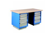 Établi d&amp;#039;atelier 2 coffres porteurs