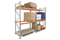 Rayonnage à palettes H3000 - Lisses oranges