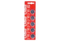 Pile bouton RS PRO, 3 V Lithium Manganèse Dioxyde, 20 mm CR2025 160 mAh, 5