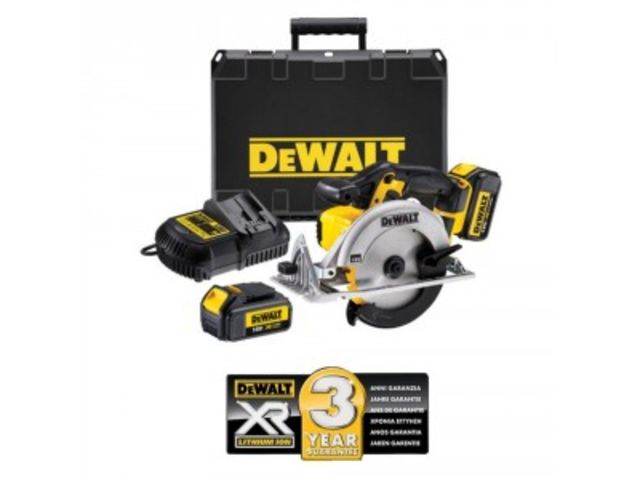 Scie Circuaire 18V Li-Ion XR 2 x 3.0Ah / DEWALT DCS391L2