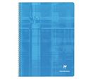 Cahier spirale Clairefontaine  24x32 cm grands carreaux  180 pages 90g