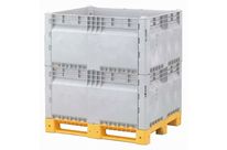 Caisses palettes modulables : KitBin plein hauteur double 
