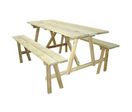 Table rectangualire de pique nique Poitevine