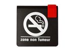 Plaquette de porte Zone non fumeur - Europe design 95x95mm - 4270227