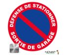 Panneau Aluminium Défense de stationner - Sortie de garage - Novap