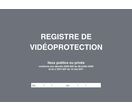 Registre de vidéoprotection - Ref 46007