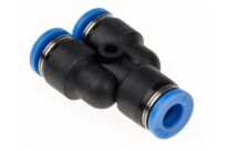 Raccord pneumatique enfichable 6 mm en polyoxyméthylène | RS PRO