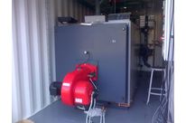 Location de chaufferie mobile industrielle gaz 1300 kW | Eau chaude jusqu’à 90°C