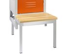 Socle Banc pour vestiaire industrie propre 1 casier