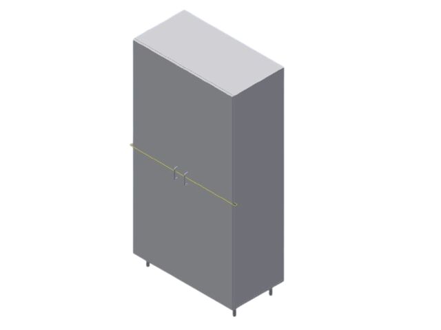 Armoire à portes battantes - Type ARP1200-600 | R-AR2PB 