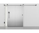Porte coulissante pour chambre froide et chambre grand froid