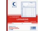 Cahier de BON de LIVRAISON Manifold ELVE 21 x 21 Duplicata 2105