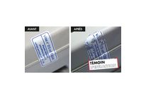 Etiquettes de sécurité DESTRUCT