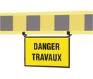 Panneau - Danger travaux - pour barrière téléscopique - 1320352