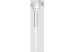 Thermocouple de petite taille à simple gaine céramique : SERIE TA ET TP