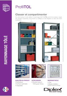 Rayonnage tôlé ProfilTOL
