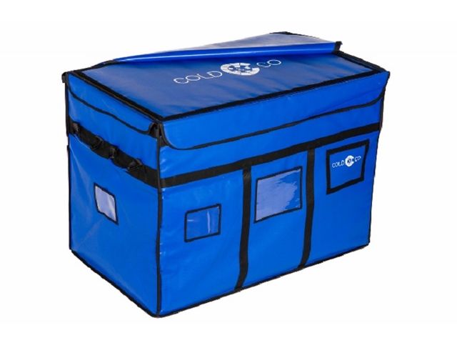 Conteneur isotherme CarryTemp 360L - livraison douce à vélo cargo de produits pharmaceutiques