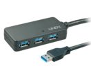 Rallonge active USB 3.0 Pro 10m avec Hub 4 ports
