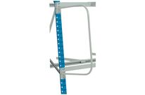 Manorga - Séparateur Arceaux Intermédiaire Epsivol - H750xP500mm - Acier Gris Clair - Éco-responsable