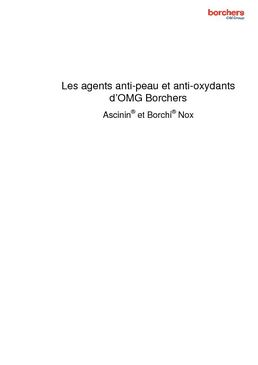 OMG Borchers - Borchi® Nox & Ascinin® Anti-oxydants