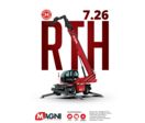 Chariot télescopique Rotatif Magni RTH 7.26  ( capacité 7 000 Kg  hauteur 26 mètres )