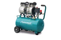 Compresseur mobile silencieux sans huile cuve 24 L 1,3 kW / 1,75 Ch 240 L/min 10 bars 230V Aircraft MOBILBOY SIL 241/24